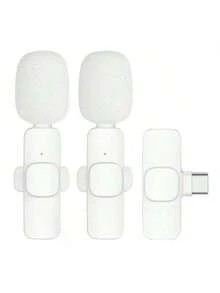 Microphone sans fil Lavalier pour smartphone, microphone sans fil plug-and-play pour l'enregistrement vidéo/audio, micro-cravate pour interview/vlog/enseignement