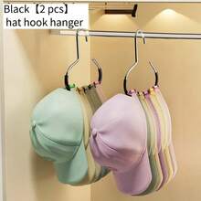 Estante metálico ahorra espacio - Estante colgante portátil de acero de aleación, adecuado para gorras de béisbol, etc. - Excelente para la organización en dormitorios y hogares - Multicolor - Ver 14