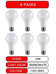 2/4/6/8Pcs LED Bulb E27 13W 220V LED Indoor Lighting Bulb High Brightness And Low Energy Consumption Living Room Home LED Light Bulbs - White - View 13