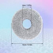 Microfibre Mop Pads For Dreame L10s Ultra/ L10 Ultra/ L20 Ultra/ L10s Pro Ultra Heat/ X40 Ultra Complete & Xiao Mi X10+ / X20+Robot Vacuum Cleaner, Reusable And Washable Replacement - Grey - View 5