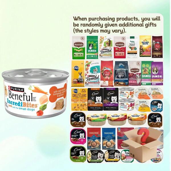 Purchase And Receive A Complimentary Gift,Beneful Incredibites Chicken And Carrot Flavor Wet Dog Food - 3oz-Provide Richer Nutrition, With A Smooth Texture And Delicious Taste. 100% Comprehensive And Balanced, Suitable For Adult Dogs.