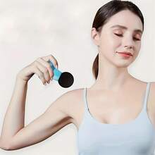 6-Mode Portable Massage Wand – USB Rechargeable Deep Tissue Massager For Neck, Shoulder & Back Pain Relief | Mini Electric Percussion Therapy Tool, Unscented & Travel-Friendly - trắng - Xem 5