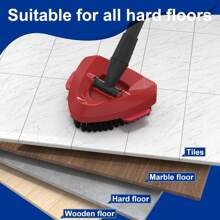 Scrubber Mop Head For O Cedar RinseClean Spin Mop 2 Tank System, Replace Head For OCedar Spin Mop Scrub Brush Head, Scrubber Head Replacement Attachment, Scrub Brush Mop Head 2 Tank, Clean Brush - 彩色 - 查看 5