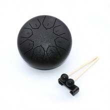 3 英寸 6 音和 6 英寸 8 音空灵舌鼓、迷你手鼓、口袋鼓、打击乐器、便捷乐器、圣诞节、万圣节、节日派对礼物 - 彩色 - 查看 10