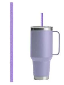 7pcs/6pcs/1pc/Set Replacement Glitter Straws For 40oz/30oz Cups, Material Reusable Straws With Cleaning Brush, Suitable For 30oz/40oz Cups, Cute & Modern Design, Great Gift For Family, Friends, Lover, Christmas, Valentine's Day - Multicolor - View 11