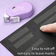 1/4/6 件 236.22 英寸 * 236.22 英寸 双面胶点胶带 DIY 剪贴簿拼贴相册学校文具用品滚筒胶带 - 1個 - 查看 5