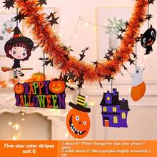 Halloween Decoration, Flower Strips, Hanging Decorations, Party Supplies, Five-Star Pumpkin, Spider Paper Pendants, Halloween Props, Decoration And Decoration, Room And Classroom, Essential For Halloween