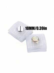 Vielseitige unsichtbare Magnetknöpfe. Leicht zu tragen. Kompakt, leicht und praktisch zum Aufbewahren. Wiederverwendbare 1 cm Metall-Nähknöpfe. Geeignet für Kleidung, Taschen und Geldbörsen. Geeignet für Ausgehen, Outdoor-Reisen und Rückkehr zur Schule.