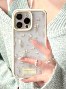 حافظة هاتف شفافة مزينة بزهور التوليب الربيعية متوافقة مع هواتف آيفون 16 برو ماكس/آيفون 15 الجديد 14 برو ماكس، تصميم دقيق وأنيق لحافظات آيفون 13/12/11 بتغطية كاملة وحماية