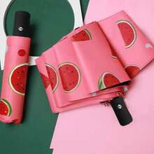1pc Compact Foldable Umbrella - Waterproof, UV Protection, Portable Travel Umbrella, Dry & Wet Separation, Cute Umbrella - Multicolor - View 21