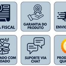 Controle de Portão Eletrônico universal fixed code remote Slim 433.92MHz 4 em 1 - Multicolorido - Visão 11