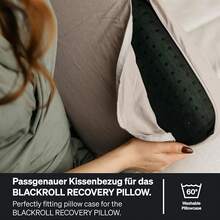 BLACKROLL.® Pillow Case Jersey Cushion Cover, 30 X 50 Cm, For Recovery Pillow, Soft Pillowcase Made Of High-Quality Cotton, Dimensionally Stable Cushion Cover Without Wrinkles, Anthracite - 木炭 - 查看 6