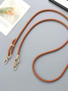 Adjustable Handmade Braided Leather Cord Crossbody Bag Chain Replacement Strap, Versatile Bag Charm Accessory - Multicolor - View 15