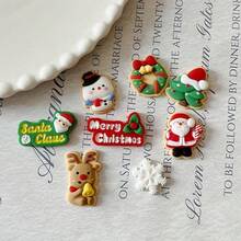 8 piezas de imanes de nevera de la serie navideña, regalos y recuerdos, decoración del hogar 3D linda, pegatinas magnéticas, regalos creativos pequeños para amigos