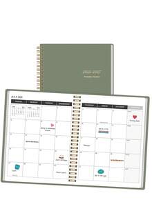2025–2027 Calendar Book, 3-Year Simple Spiral Monthly Plannerwith Large Grids, Agenda & Goal Planning, Notes & Reminders,Perfect For Office&Home, Back To School Supplies,Teacher Gifts