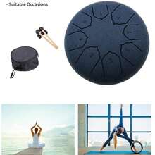 3 英寸 6 音和 6 英寸 8 音空灵舌鼓、迷你手鼓、口袋鼓、打击乐器、便捷乐器、圣诞节、万圣节、节日派对礼物 - 彩色 - 查看 7