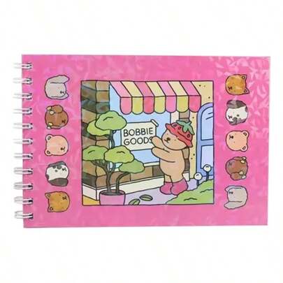 Livro Colorir  Infantil Desenho  50 Caderno Desenhos Capa Dura LuvinCo