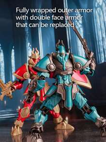 13 Movable Joints Arthur King Lich King Knight Robot Action Figure Assembling Toy Model, Gift For Boys