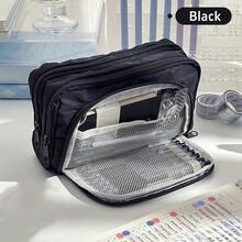 Large Capacity Pencil Case, Stationery Bag, Pencil Box, Big Pencil Case, Handheld Pencil Box, Stationery Box, Cosmetic Bag, Cosmetic Case, Portable Gift Suitable For Office, School, Teens, Girls, Boys , Back To School Gifts