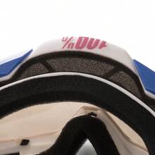 Motorcycle Goggles, Adjustable Strap Windproof Scratch Resistant Ventilated For Sports Cycling Snowboard - Xanh đậm - Xem 4