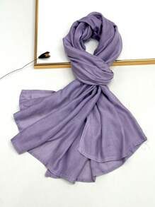 1 szt. Prosta, jednokolorowa, miękka i przyjazna dla skóry chusta na głowę, oddychająca, do codziennego noszenia, elegancka chusta na głowę do sukienki