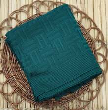 Knitted Maternity Outing Set With Luxury Baby Cardigan - Màu xanh lá cây đậm - Xem 7