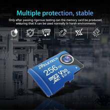 Reletech Reletech High-Speed TF Card 32G/64G/256G/512G/128G Large Capacity Memory Card | High-Speed V30 Camera Micro SD Card | Overspeed Read/Write+4K High-Definition Recording | Universal For Drone/GoPro/Dash Cam | Compatible With Switch Game Console | Durable, Waterproof And Shockproof
