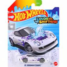 Hot Wheel 1:64 比例变色玩具车，冷水或温水浸泡后可反复变色，男孩儿童玩具车，生日及节日礼物，汽车模型玩具 BHR15-C/D，完美收藏，1980 年雪佛兰克尔维特，美泰梦幻座驾系列，TRAK-TUNE 1 件装 - 彩色 - 查看 9