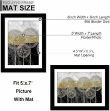 6x8 Picture Frame Set Of 6, Display Photo 5x7 With Mat Or 6 X 8 Without Mat, Light Weight And High Transparent 6 By 8 Frame For Wall - 6 Pack/Black/6"X8"2025