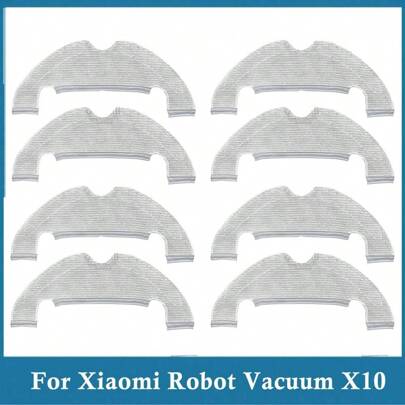 Almohadilla de fregona compatible con Dreame L10 Plus, Z10 Pro Robot Aspiradora, compatible con Xiaomi Robot Aspiradora X10 B102GL, repuestos para aspiradora