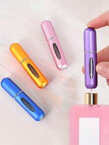 6pcs Travel Perfume Bottles, 5ML Refillable Travel Spray Atomizers, Travel Size Perfume Bottles And Pocket Perfume Dispenser, Cologne Travel Bottles And Sprayers, 5ML Refillable Perfume Bottles, Refillable Perfume Atomizer, Travel Perfume Sprayer, Mini Portable Empty Liquid Containers, Travel Essentials, Beach Travel Organizer, Back To School Holiday Supplies, Holiday Camping Vacation Necessities Accessories, Women's Perfume, Cologne Mener Spray - Multicolor - View 2