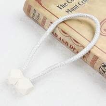 2 Curtain Hooks, Braided Cord Curtain Clasps For Fixing Curtains, Simple And Elegant Home Decor - Multicolor - View 2