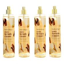 Cozy Fireside S'more By Bodycology, 4 Pack 8 Oz Fragrance Mist Women - Thông thoáng - Xem 1
