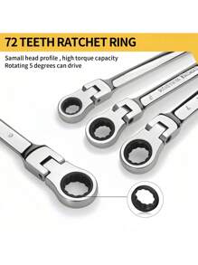 1pc Ratchet Wrench Set, Includes Various Mini Wrenches, 1pc, Affordable Price, Best Value, Auto Repair Tool, Home Repair Tool - Multicolor - View 10