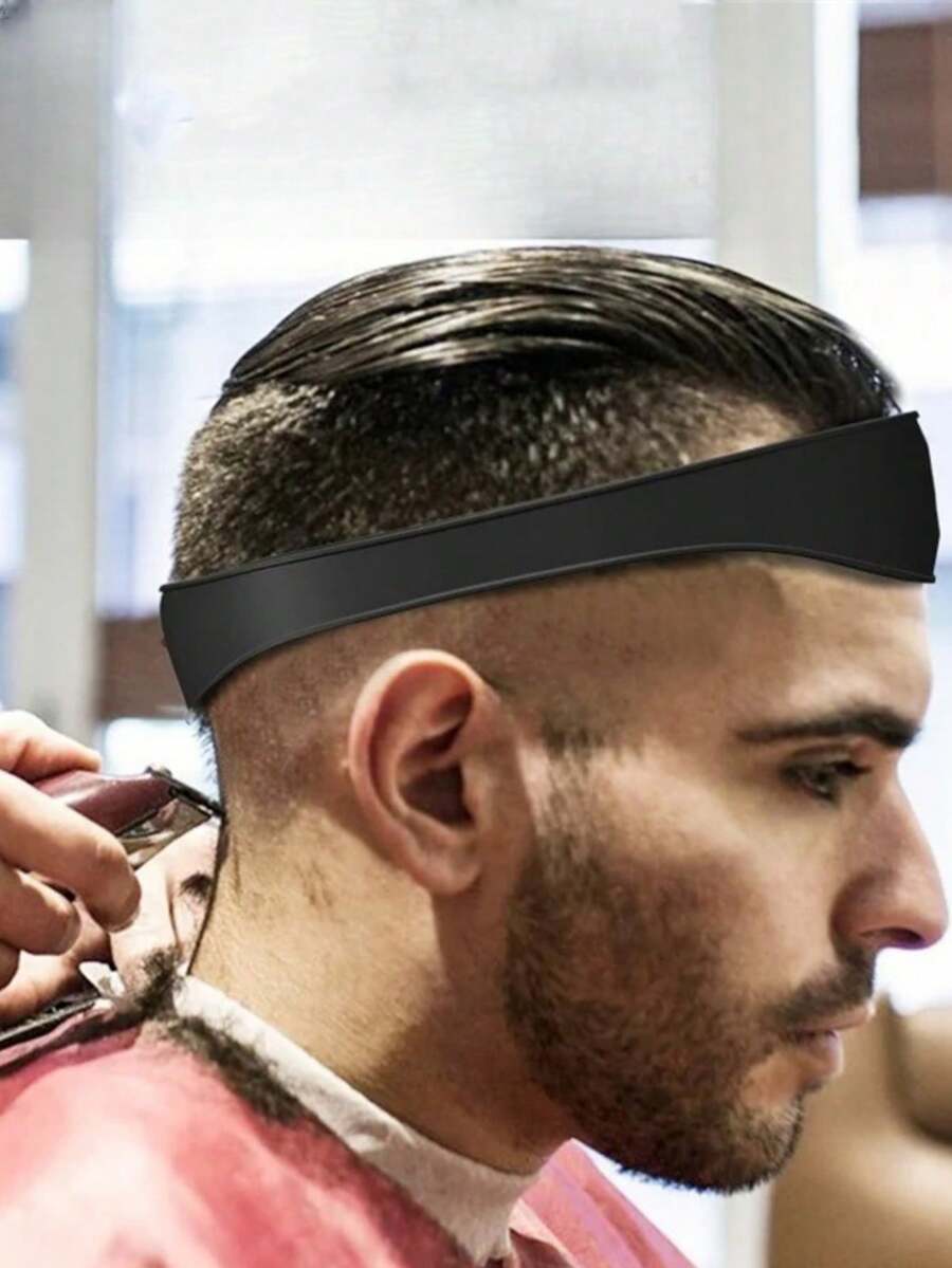 1/2 件硅胶沙龙理发指南颈部修剪模板和理发指南 DIY 发型尺子工具