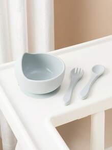 3PCS Personalized Customization Name And Pattern Baby Silicone Tableware Suction Bowl Soft Spoon Fork Feeding Learning Sets For Baby Solid Color Utensils Kids Custom Food Storage,Multi-Functional,Ornamental,Letter,Stylish,Modern,Colorful,Cute,Adorable,Casual,Custom,Personalised,Unique,Customized,Ideal Gifts For Him,Ideal Gifts For Her,Multi-Functional,Ornamental,Letter,Stylish,Modern,Colorful,Cute,Adorable,Casual,Custom,Personalised,Unique,Customized,Ideal Gifts For Him,Ideal Gifts For Her, Son, Daughter,Christmas Gift - Multicolor - View 16