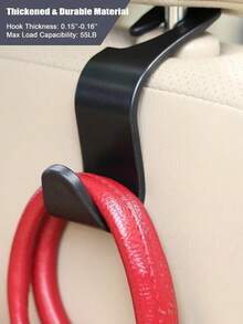 Haczyk na zagłówek fotela samochodowego, pasuje do przednich i tylnych siedzeń, wieszak samochodowy, wieszak na ubrania, haczyk na fotel samochodowy, uniwersalne akcesoria do wnętrza samochodu. Te haczyki samochodowe to świetny prezent dla rodziny, przyjaciół, nauczycieli i kolegów z klasy na urodziny, Boże Narodzenie, Święto Dziękczynienia i inne okazje.