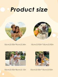 Clip personalizado para visera de sol de coche de acrílico, clip para visera de sol de coche con foto personalizada, decoración personalizada para coche, espejo de maquillaje personalizado para coche, foto personalizada para coche, regalo de cumpleaños personalizado, regalo de Navidad, regalo de San Valentín, regalo de aniversario, regalo de pareja, regalo del Día de la Madre, regalo del Día del Padre, regalo conmemorativo de mascota, regalo de Año Nuevo, adecuado para conductores, novios, novias, padres - Multicolor - Ver 8