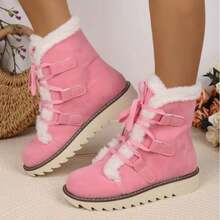 Comfortable And Versatile Thick-Soled Non-Slip Women's Shoes In Winter, Outdoor Women's High-Top Shoes
