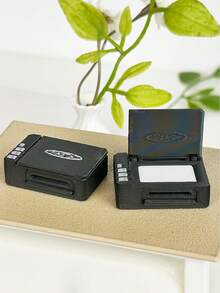 1pc Miniature Printer Model, Foldable Realistic Printer Toy, Prop For Pretend Play, Micro Realistic Office Model, Mini Printer Decor Piece - Suitable For Doll House Decoration