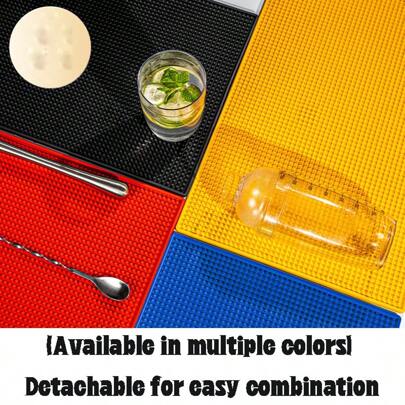 Bar Abtropfmatte, weiche Gummi-Isoliermatte, PVC-Material, Essmatte, Auto 4S-Shop Bar KTV Restaurant Untersetzer, PVC Bar Theke Rutschfeste Matte