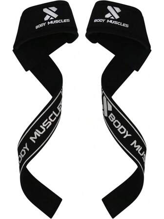 Lifting Straps - Wrist Straps For Weightlifting - Gym Straps With Padded Neoprene For Power Lifting, Bodybuilding, Strength Training & Fitness Workout - Deadlift Straps For Men