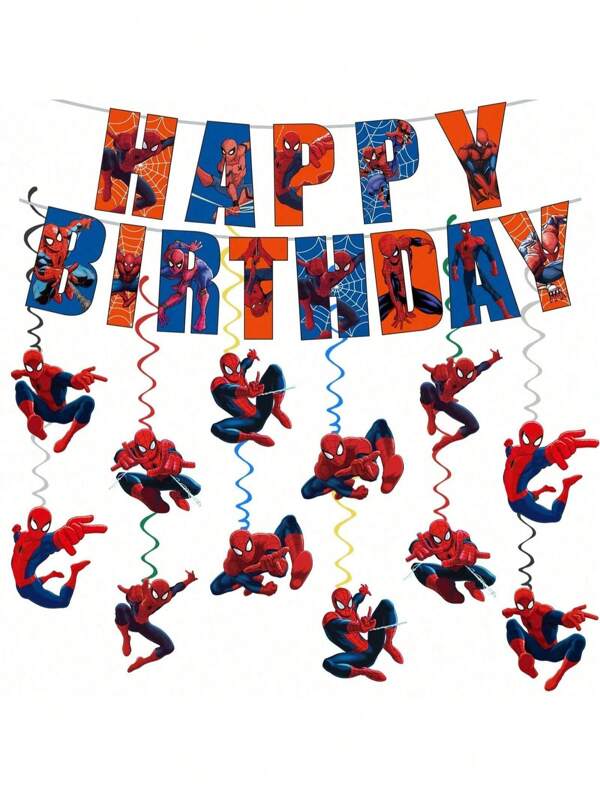 Takara Tomy 19pcs/Takara Tomy Themed Party Banner Pull Flag With Ribbon Tassel And Baubles, Perfect For Theme Parties, Graduations, Christmas And Easter, Perfect Party Decorations #Partybanners