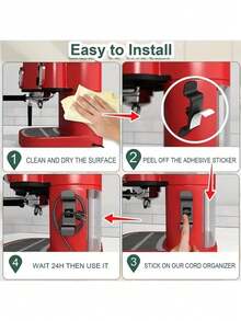 3Pcs Cord Winder Organizer For Appliance - Kitchen Appliance Cord Organizer Stick On, Cord Wrapper Winder Holder For Appliance, Adhesive Cord Keeper For Blender Mixer, Coffee Maker, Air Fryer,Kitchen AccessoriesHome Appliances Gadgets Tools Christmas Stuff Cooking Christmas