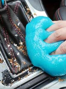 1pc Reusable Car Cleaning Gel - Suitable For Interior Cleaning, Keyboards, Calculators And Other Multi-Purpose Cleaning Uses, Reusable Car Cleaning Gel Set, Includes Built-In Keyboard Vent Cleaner, Interior Cleaning Tool And Men's Garage Storage & Organization Gift, Car Cleaning Gel Detailing Filler, Car Detailing Tools, Car Interior Cleaner, Slime Car Accessories, Car Kit, Keyboard Cleaner. (Random Color & Style)
