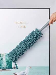 1pc Fiber Dust Brush, Used To Clean The Narrow Gaps Under The Bed, Under The Sofa, On Top Of The Cupboard, Etc
