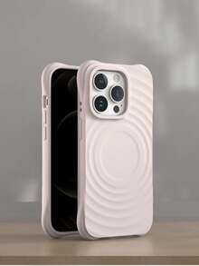 Funda magnética líquida compatible con iPhone 16, resistente al agua, a los golpes y a los arañazos - Rosa - Ver 1