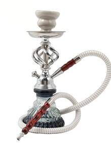 1 szt. szisza, akcesoria, szisza wodna, szisza, bonga do palenia, akcesoria, szisza jednorurowa, 1 szt. szisza, akcesoria, szisza wodna, szisza, szisza, bonga do palenia, szisza jednorurowa, przenośny zestaw fajki wodnej Solo-Pipe Arabian, szklana fajka wodna - zawiera wszystkie akcesoria, nie wymaga prądu, artykuły szkolne, nadaje się na imprezy, do akademików, barów, klubów nocnych, do codziennego użytku domowego oraz zarówno dla mężczyzn, jak i kobiet.