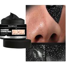 EELHOE Bamboo Charcoal Powerful Cleansing And Oil Control Cleaning Tear Off Facial Mask, Strong Absorption, Deep Cleaning, Tightening Pores, Leaving Strawberry Nose, Leaving Skin More Fresh And Transparent, Suitable For Oily Skin And Large Pores - màu đen - Xem 7