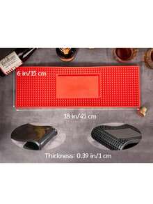 1pc Customized Bar Table Runner, Personalized Bar Mat, Coffee & Cocktail Mat, Home Bar Accessories, Artistic Rubber Coaster, Gift For Father, Boyfriend, Customized Coaster - Yellow - View 9